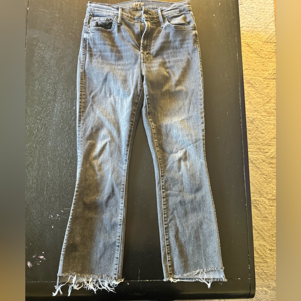 MOTHER Gray Flare Women's Jeans